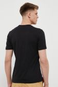 Бавовняна футболка Champion колір чорний однотонний (3079411)