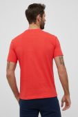 Бавовняна футболка Champion колір червоний однотонний