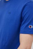 Бавовняна футболка Champion однотонний колір блакитний (3079471)