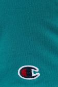Бавовняна футболка Champion колір зелений однотонний (3079465)