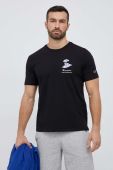 Бавовняна футболка Champion колір чорний візерунок (3076197)