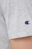 Бавовняна футболка Champion колір сірий однотонний (3192180)
