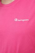 Бавовняна футболка Champion колір рожевий однотонний (3079518)