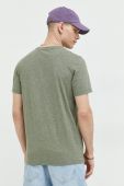 Бавовняна футболка Superdry колір зелений меланж (3001556)