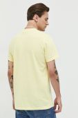 Футболка Superdry чоловічий колір жовтий з принтом