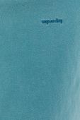 Бавовняна футболка Superdry колір бірюзовий однотонний