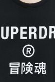 Бавовняна футболка Superdry колір чорний (3029572)