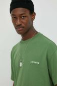 Футболка Les Deux чоловічий колір зелений з аплікацією