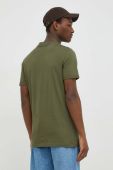 Бавовняна футболка Les Deux колір зелений однотонний (3037286)