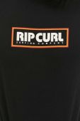 Бавовняна футболка Rip Curl колір чорний з принтом (3239446)