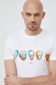 Бавовняна футболка PS Paul Smith колір білий з принтом (3005228)