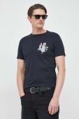 Бавовняна футболка PS Paul Smith колір синій з принтом (3037305)