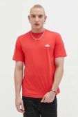 Бавовняна футболка Dickies колір червоний з аплікацією