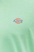 Бавовняна футболка Dickies колір зелений однотонний