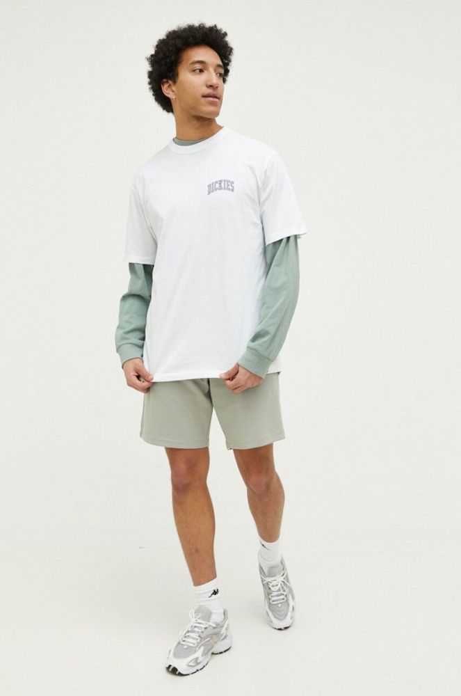 Бавовняна футболка Dickies колір білий з принтом (3186418) фото 2