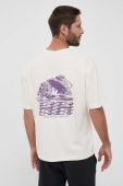 Бавовняна футболка Helly Hansen x Even Suswg колір бежевий візерунок 53964-020