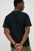 Бавовняна футболка Mercer Amsterdam колір чорний однотонний