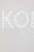 Бавовняна футболка Michael Kors колір сірий з аплікацією