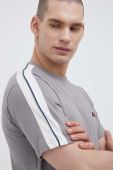 Бавовняна футболка Ellesse колір сірий з аплікацією