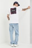 Бавовняна футболка Ellesse колір білий з принтом SHR17639-WHITE