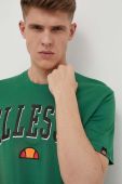Бавовняна футболка Ellesse колір зелений з принтом (3221457)