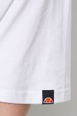 Бавовняна футболка Ellesse колір білий з аплікацією SHR17642-BLACK