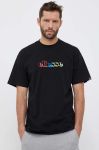 Бавовняна футболка Ellesse колір чорний з аплікацією SHR17642-BLACK
