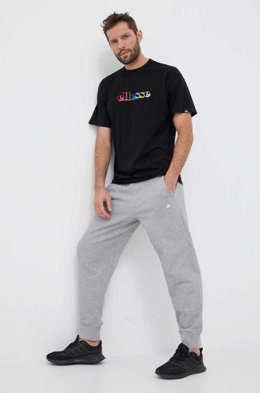 Бавовняна футболка Ellesse колір чорний з аплікацією SHR17642-BLACK фото 2