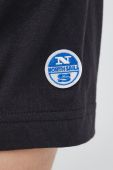 Бавовняна футболка North Sails колір чорний з принтом (3063021)