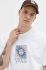 Бавовняна футболка Vans колір білий з принтом (3249160)
