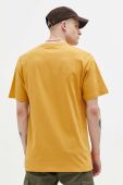 Бавовняна футболка Vans колір жовтий з принтом