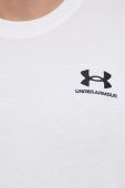 Тренувальна футболка Under Armour Logo Embroidered колір білий однотонна