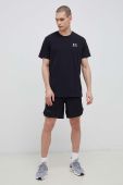 Тренувальна футболка Under Armour Logo Embroidered колір чорний однотонна