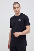 Тренувальна футболка Under Armour Logo Embroidered колір чорний однотонна