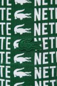 Бавовняна футболка Lacoste x Netflix колір зелений візерунок