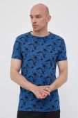 Футболка Mammut Massone Climbing Scene чоловіча колір синій візерунок