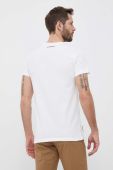 Футболка Mammut Massone Patch чоловіча колір білий однотонна