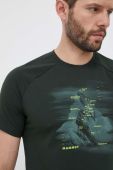 Спортивна футболка Mammut Mountain H?rnligrat колір зелений з принтом