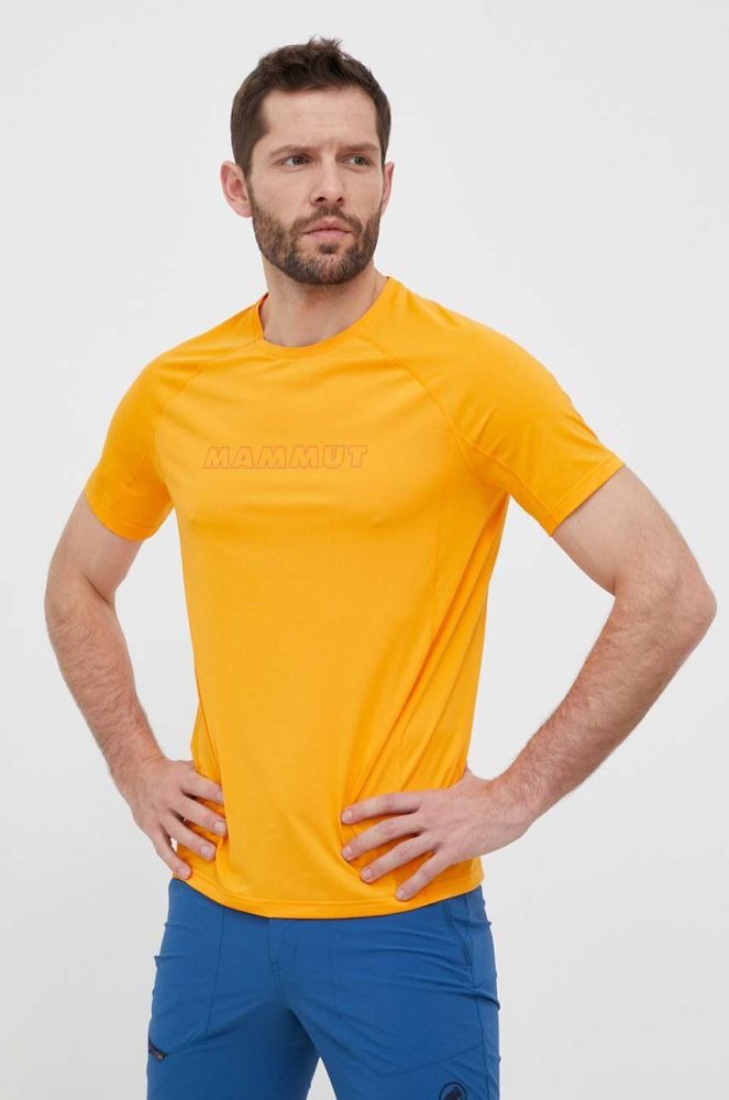 Спортивна футболка Mammut Selun FL колір помаранчевий з принтом