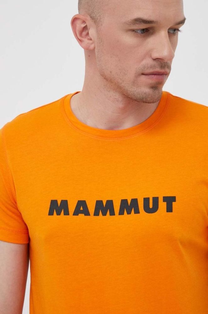 Спортивна футболка Mammut Core Logo колір помаранчевий з принтом фото 5