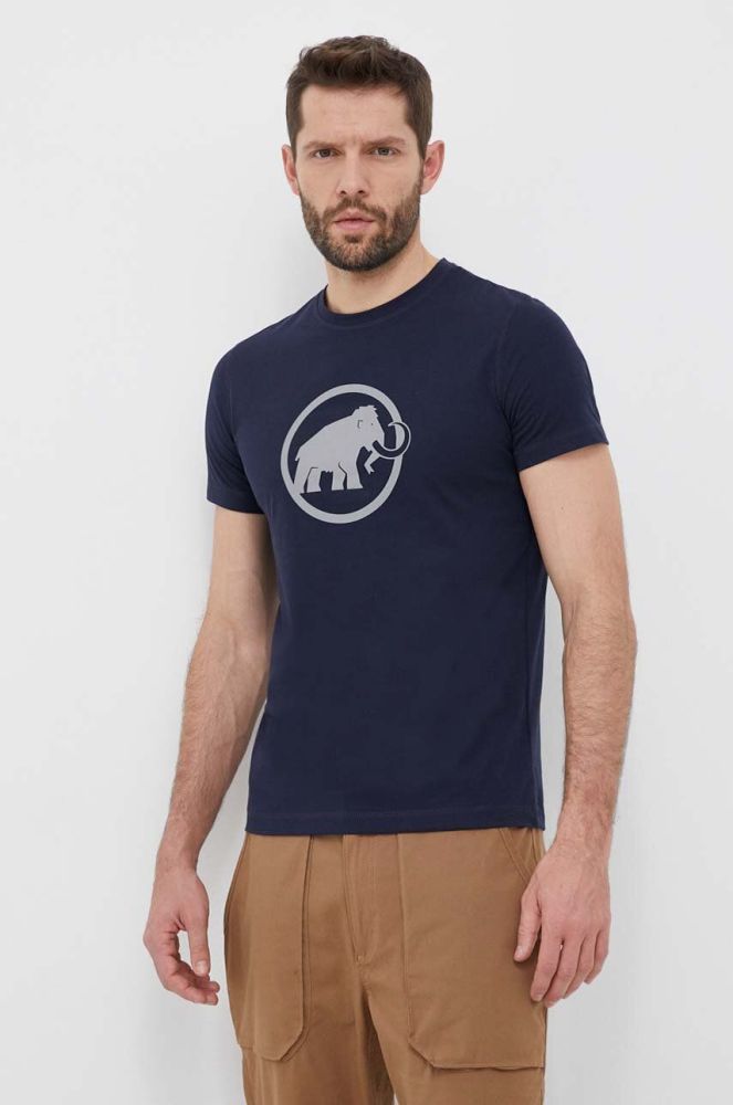 Спортивна футболка Mammut Core Reflective колір синій з принтом