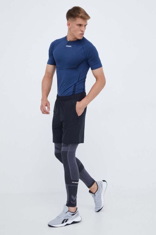 Тренувальна футболка Hummel Mike колір синій з принтом фото 2