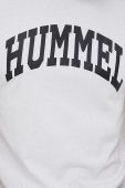 Бавовняна футболка Hummel колір білий з принтом