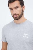 Футболка Hummel чоловічий колір сірий з принтом (3483271)