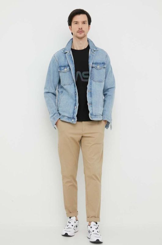 Бавовняна футболка Alpha Industries колір чорний з принтом 178501RR.03-Black фото 2