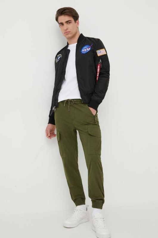 Бавовняна футболка Alpha Industries колір білий з принтом 188505.09-White фото 2