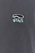 Бавовняна футболка Vans колір сірий з аплікацією