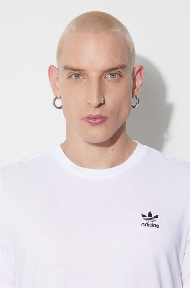 Бавовняна футболка adidas Originals колір білий з аплікацією IA4872-WHITE фото 5
