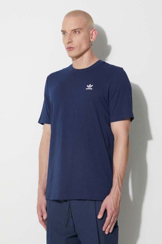 Бавовняна футболка adidas Originals колір синій однотонний IA4874-NINDIG фото 2