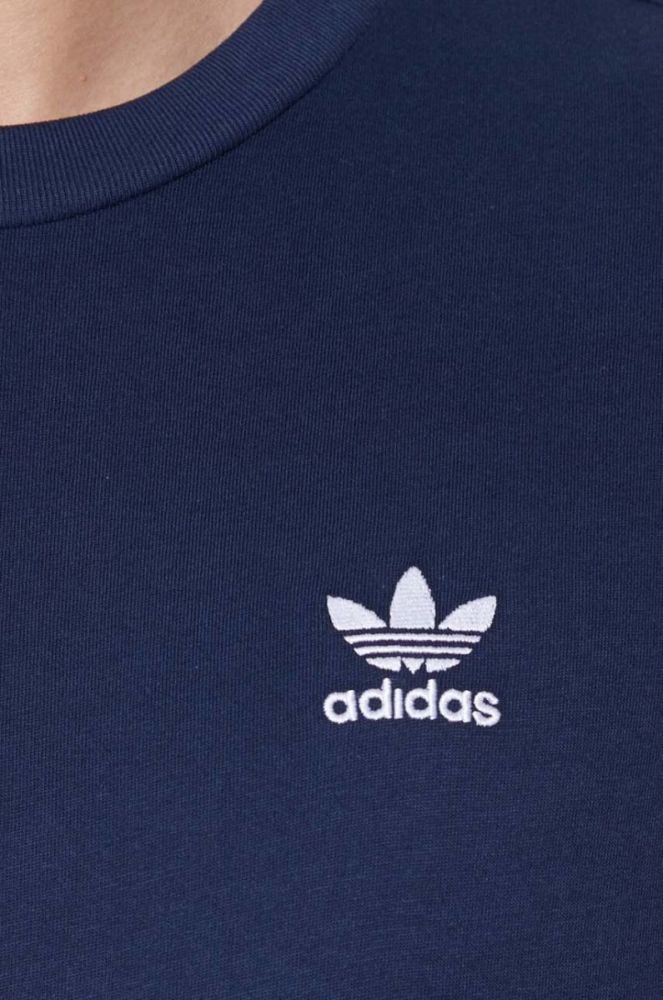 Бавовняна футболка adidas Originals колір синій однотонний IA4874-NINDIG фото 4